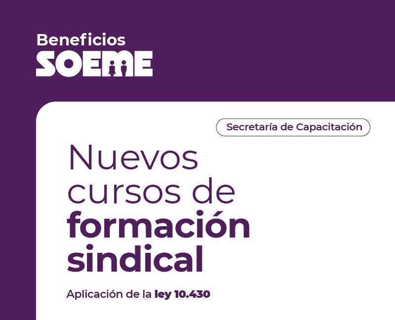 Nueva propuesta de formación sindical