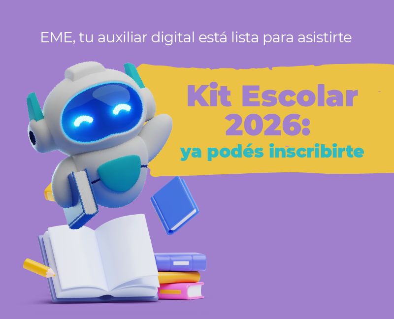 Kits escolares: comenzó la inscripción 2026