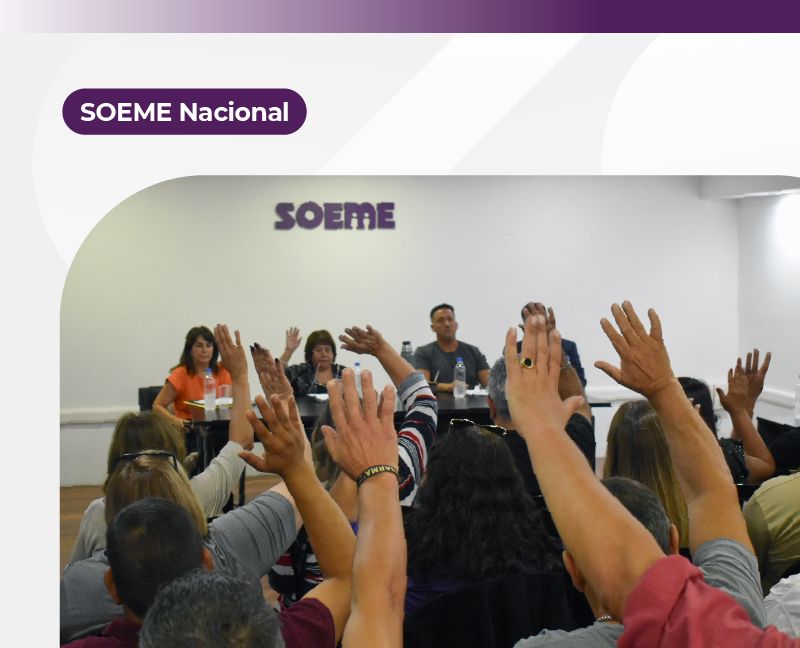 Se realizó el 1° Congreso Nacional Ordinario del SOEME