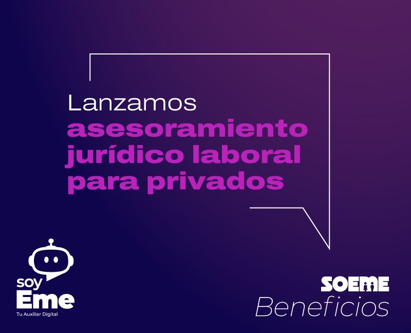 Más beneficios: asesoramiento jurídico laboral para privados