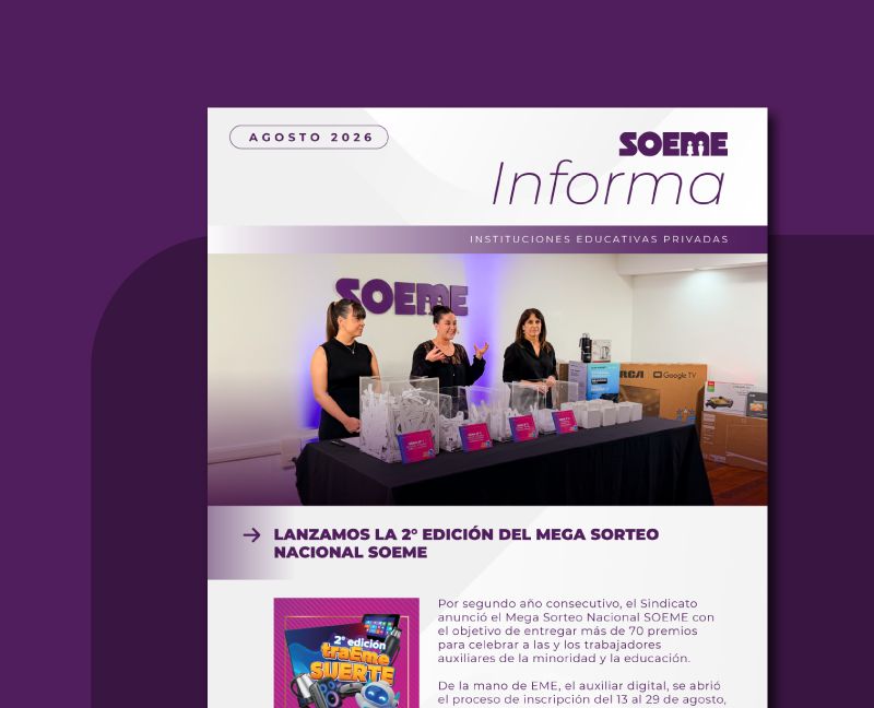 Publicamos un nuevo número del newsletter para instituciones educativas privadas